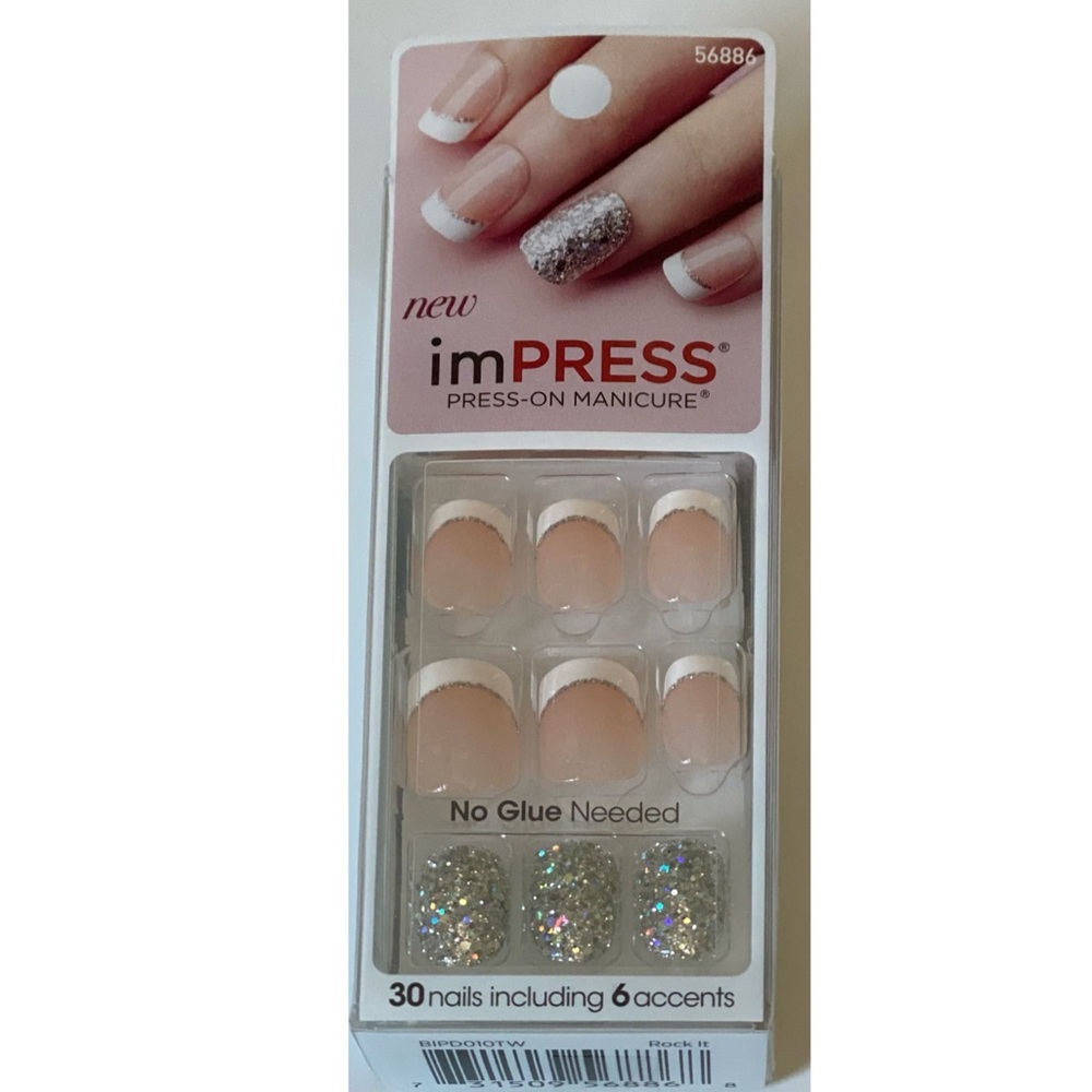 imPRESS press on manicure,nails,1 step gel,no glue needed,nail’s done in…